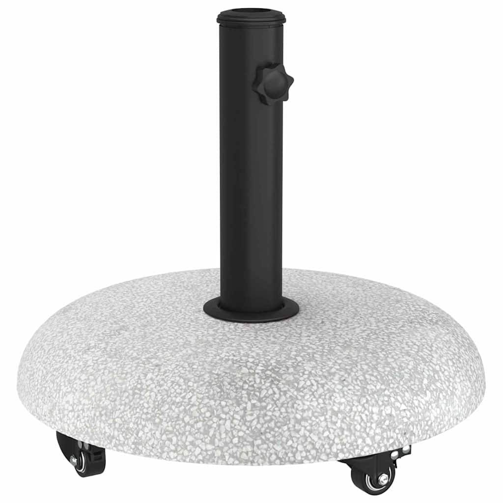 Vidaxl - Pied de parasol 21kg Gris clair Béton Rond vidaXL 42007324 - Image 2