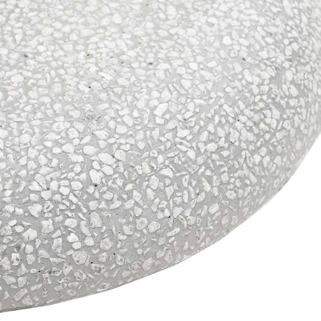 Vidaxl - Pied de parasol 21kg Gris clair Béton Rond vidaXL 42007324 - Image 9