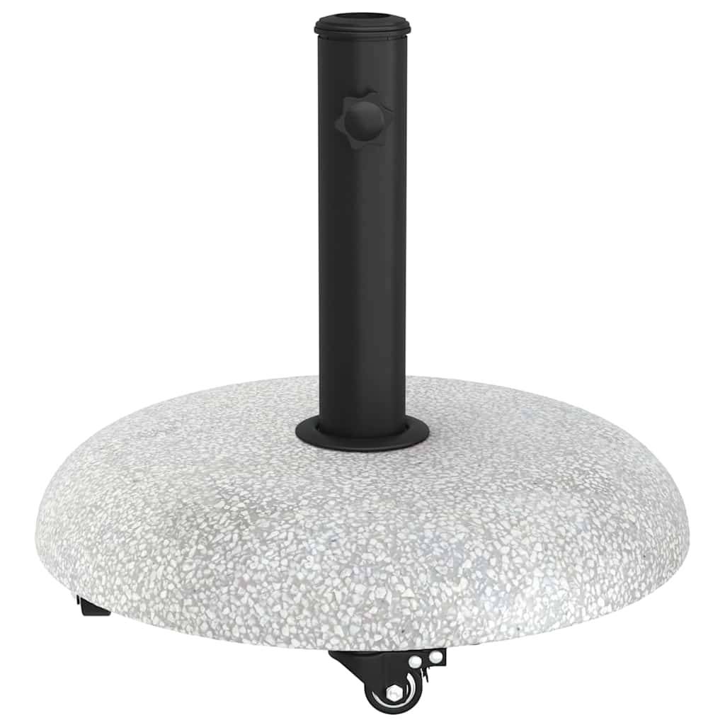Vidaxl - Pied de parasol 21kg Gris clair Béton Rond vidaXL 42007324 - Image 6