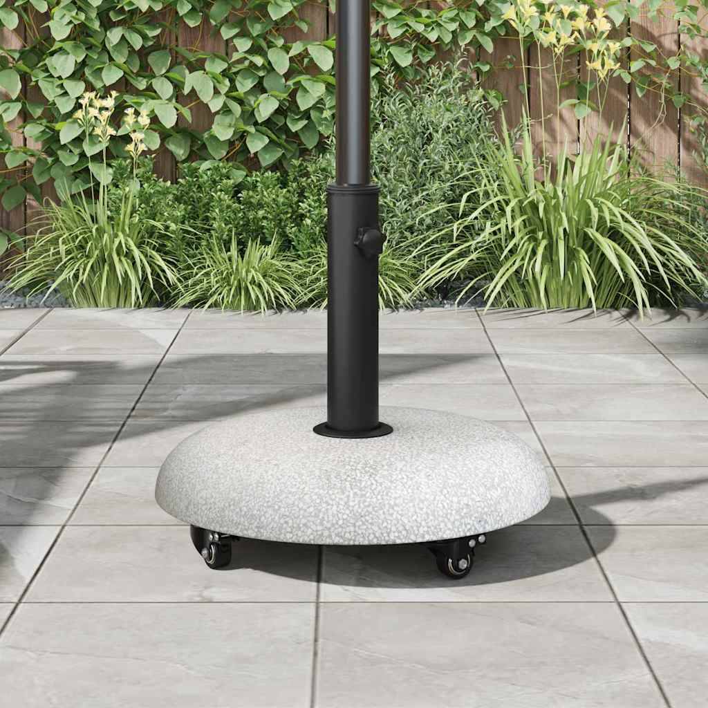 Vidaxl - Pied de parasol 21kg Gris clair Béton Rond vidaXL 42007324 - Image 5