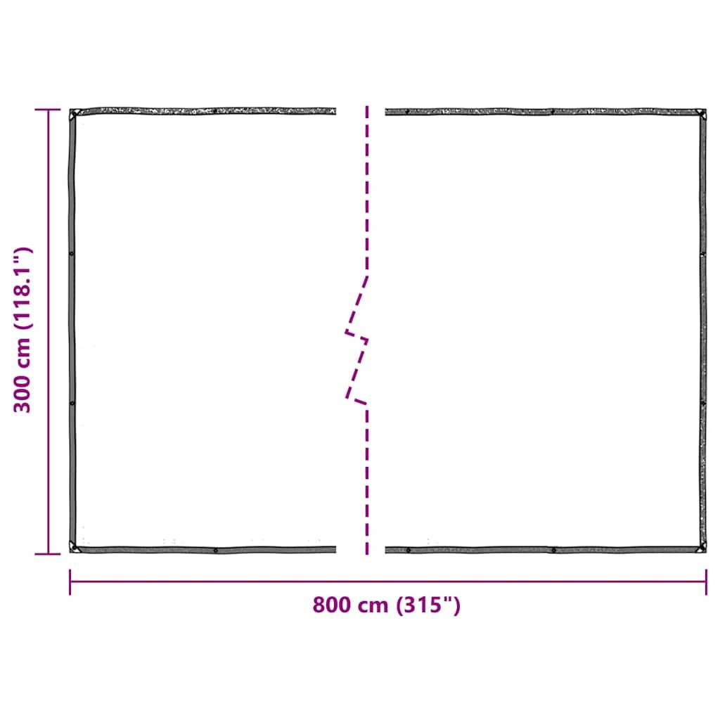 Vidaxl - Housse de protection plantes avec œillets 3x8 m polyéthylène vidaXL 3308708 - Image 3