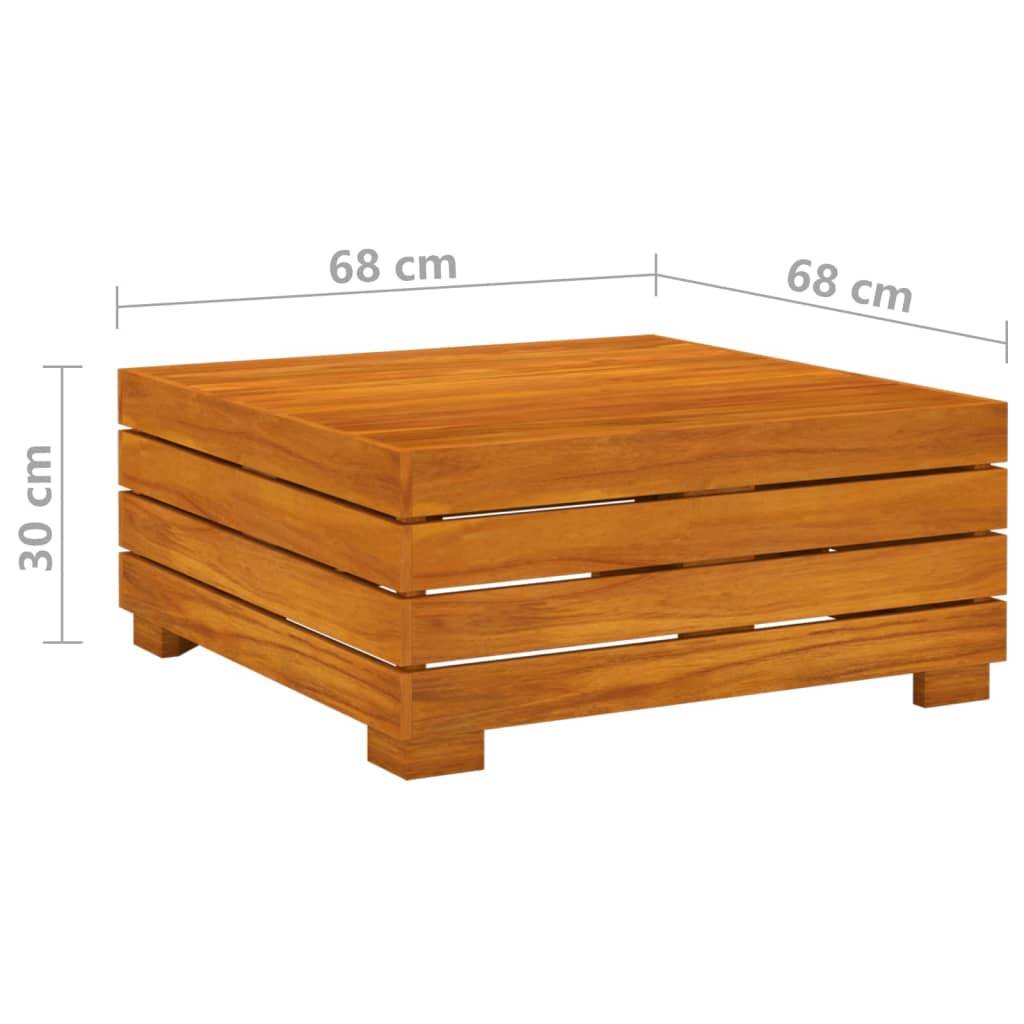 Helloshop26 - Salon de jardin meuble d'extérieur ensemble de mobilier 4 pièces avec coussins bois d'acacia solide - Image 7