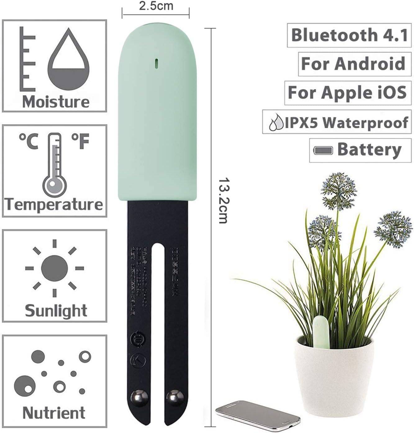 Flower Care Soil Tester, Surveillance intelligente des plantes, bleu - IntiMeg - Image 3