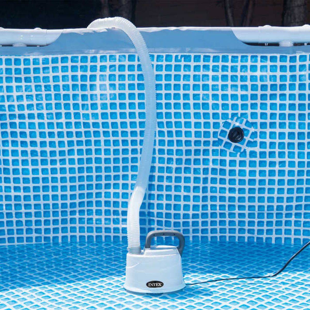 Pompe vide-citernes pour piscine INTEX, 99 W, 3595 L/h, tuyau d évacuation 32 mm x 5 m - INTEX - Image 3