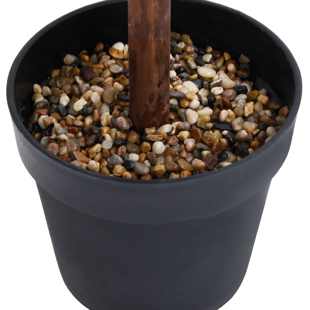 Plante de buis artificielle polyéthylène et bois vert 15 x 15 x 50 cm - PANGIVO - Image 4