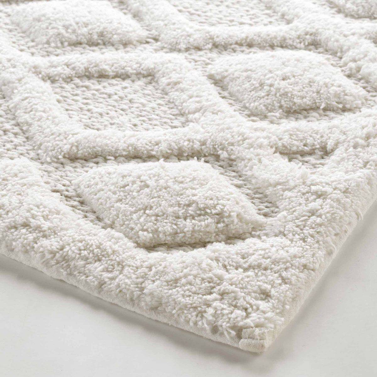 Tapis de Bain Jacquard "Nemesis" 50x80cm Blanc - Image 2