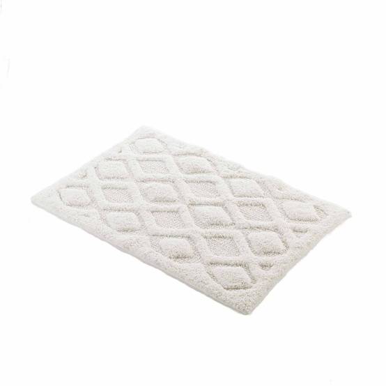 Tapis de Bain Jacquard "Nemesis" 50x80cm Blanc - Image 4