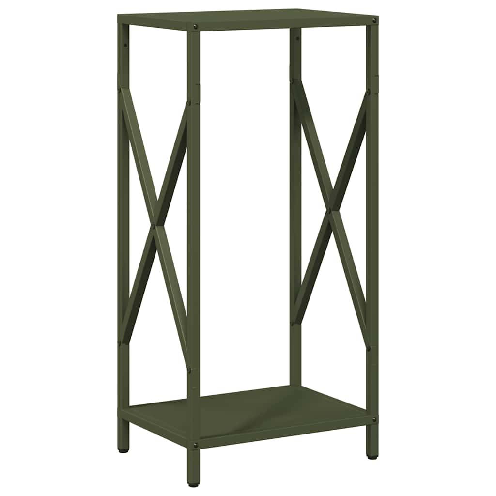 Porte-bûches, Range-bûches vert olive 34x25x70 cm PC244 - Gamm vert