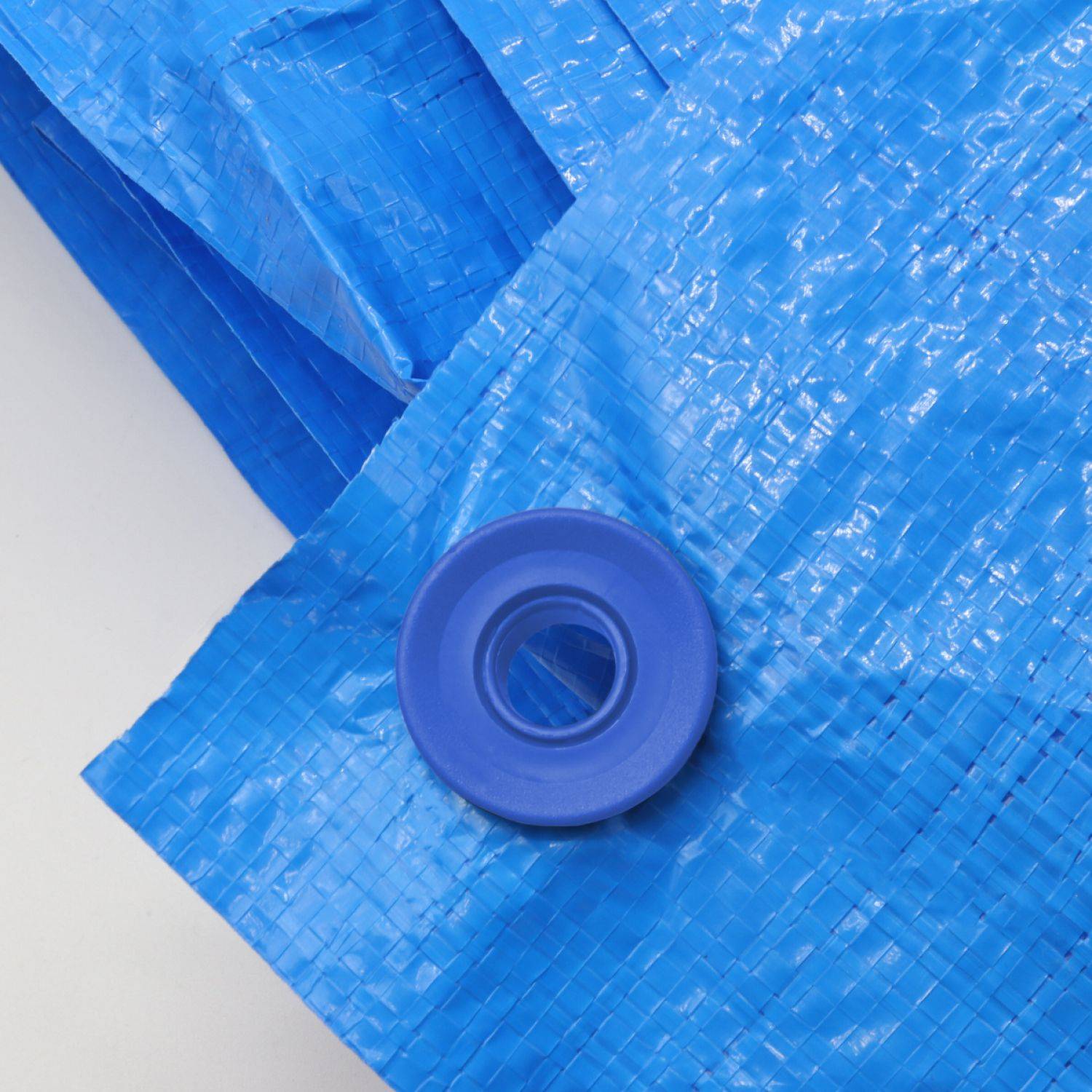 Linxor - Lot de 60 oeillets à clipser pour bâche à bulles ou autres types de bâches  - Bleu - Linxor - Image 5
