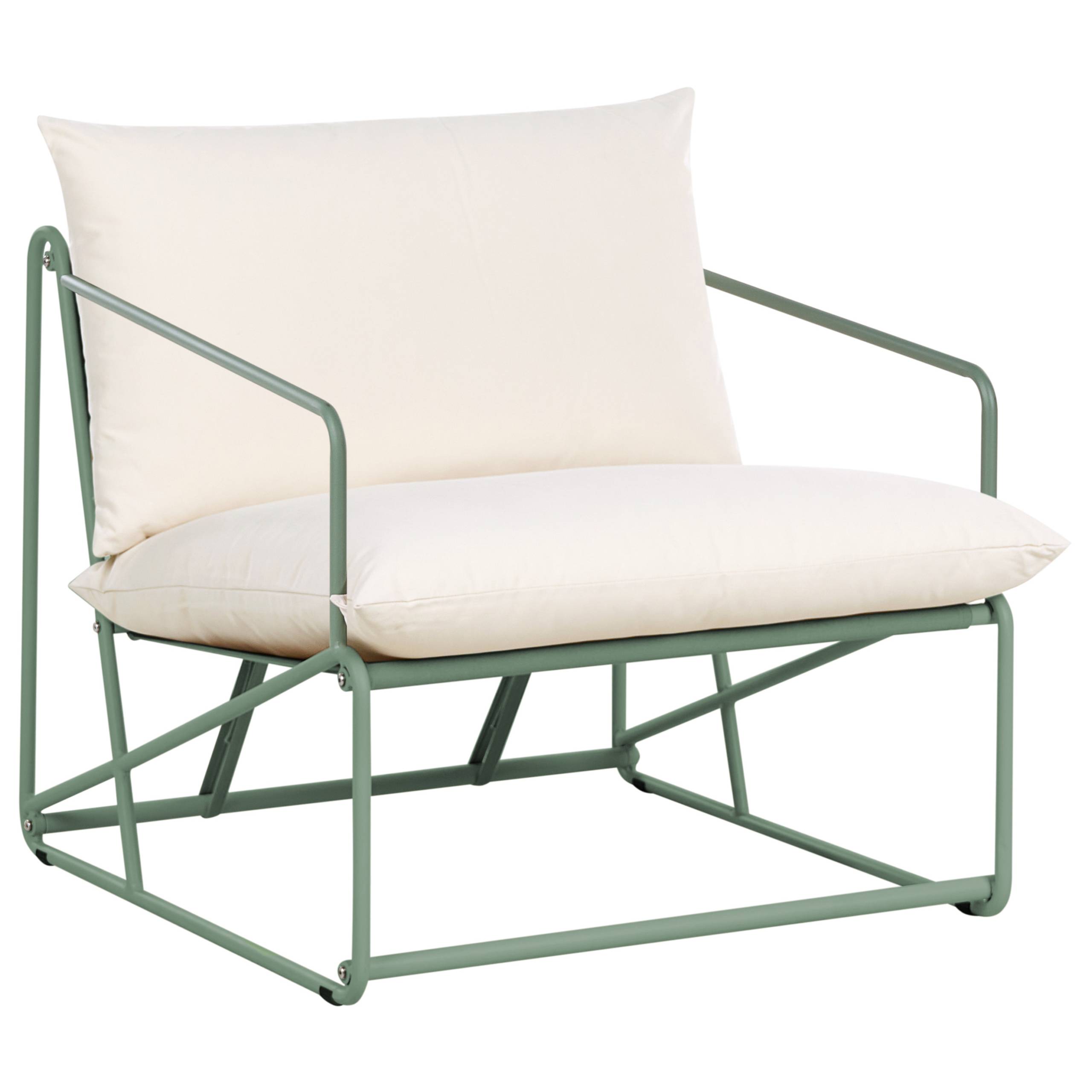 Chaise de jardin Acier Vert PONTE - Beliani - Image 3