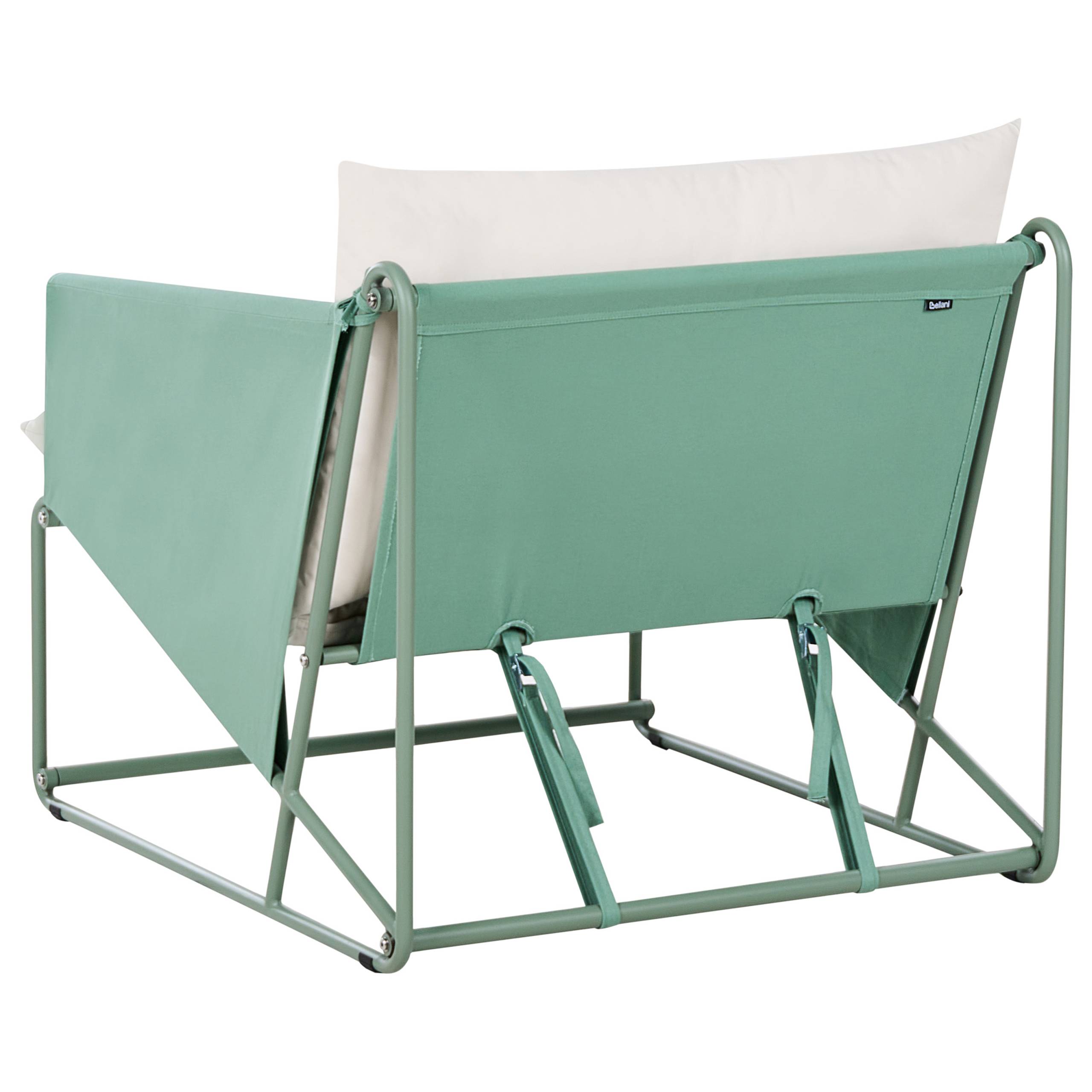 Chaise de jardin Acier Vert PONTE - Beliani - Image 6