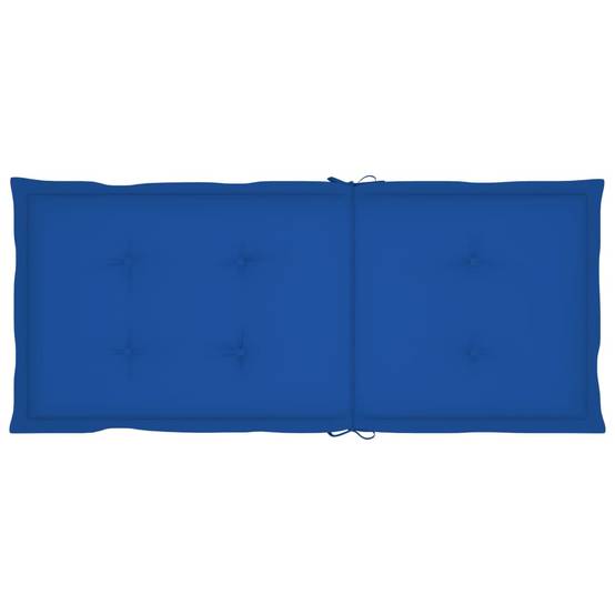 Chaise à bascule bambou avec coussin bleu royal 66 x 86 x 105 cm - PANGIVO - Image 6