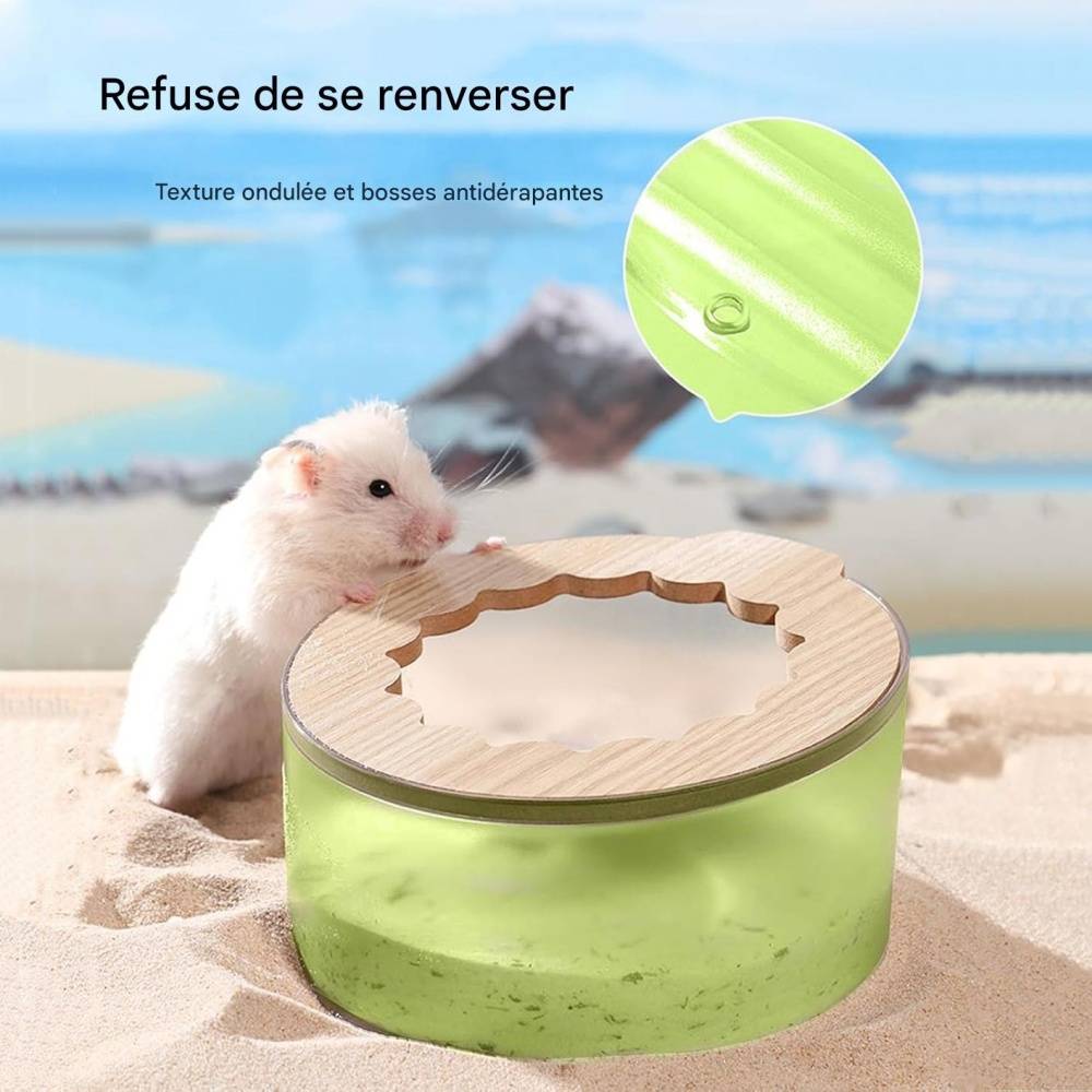 DtopbuyAge - Bac de bain de sable pour hamster DtopbuyAge - Image 4