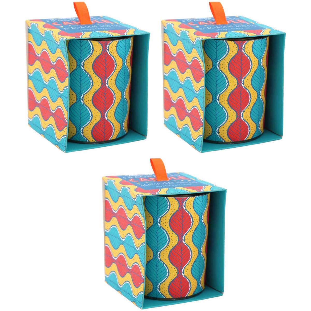 Sil - Bougie parfumée Votives 8 x 10 cm Batik Lot de 3 modèles assortis - Image 1