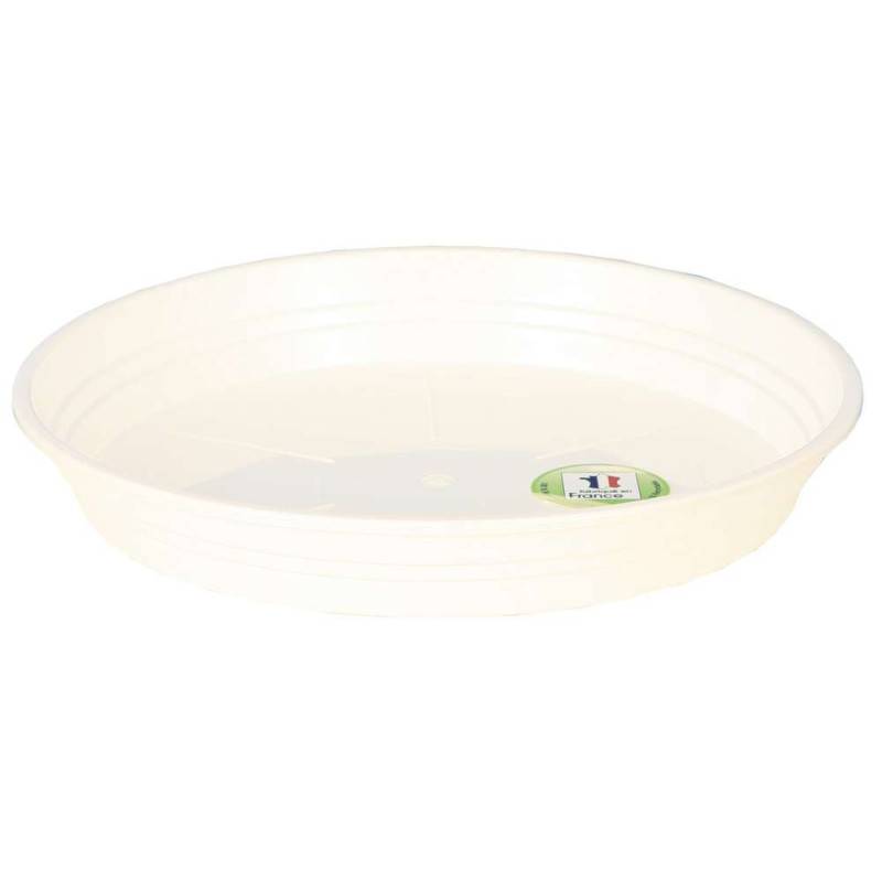 Riviera - Soucoupe Ronde D12,5cm - H2,5cm - Blanc - Fabrication Française - Image 1