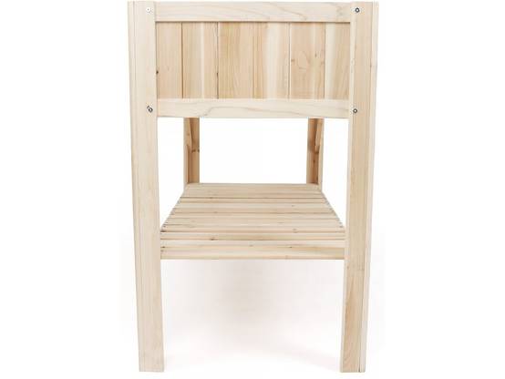 Carré Potager En Bois Sur Pieds "magnolia" - 115 X 57 X 90 Cm - Beige -habitat Et Jardin - Image 4