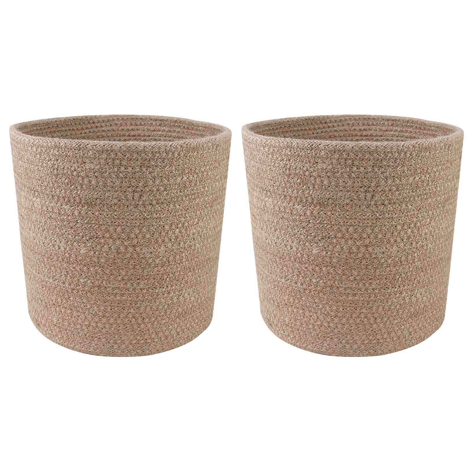 Vidaxl - Ensemble de Pots à Plantes 2 pc Naturel Ø 21 x 21 cm vidaXL 42012240 - Image 2