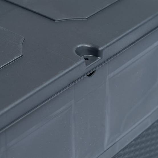 Coffre boîte meuble de jardin rangement 320 litres anthracite - Image 7