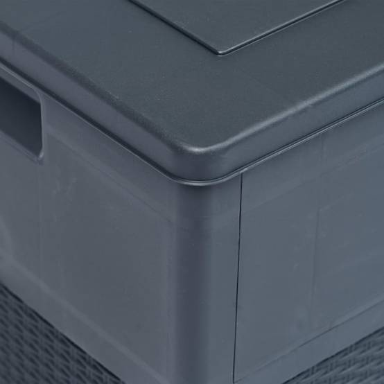 Coffre boîte meuble de jardin rangement 320 litres anthracite - Image 6
