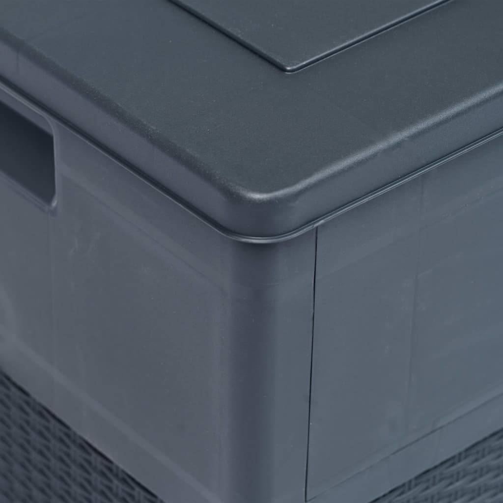 Coffre boîte meuble de jardin rangement 320 litres anthracite - Image 6