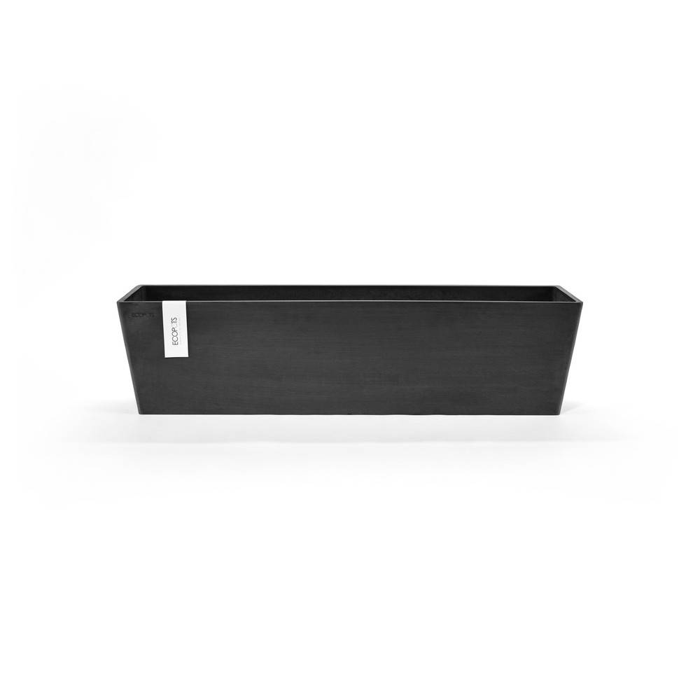 Ecopots - Pot Rectangulaire Bruges 80 Gris Foncé - 80 x 20 x H. 20 cm - 25 L ECOPOTS - Image 1