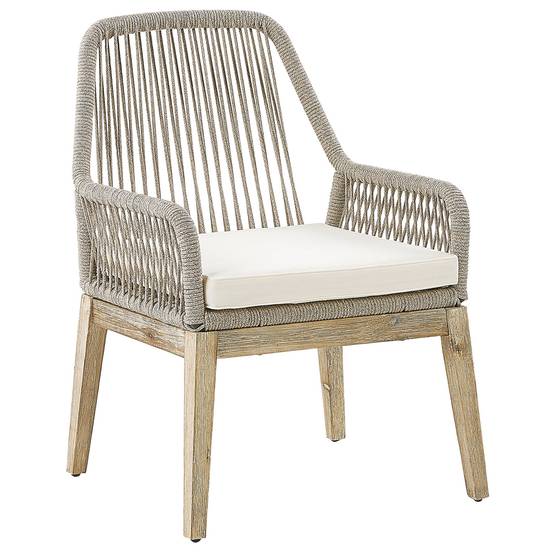 Chaise de jardin Polypropylène Blanc cassé OLBIA Beliani - Image 3