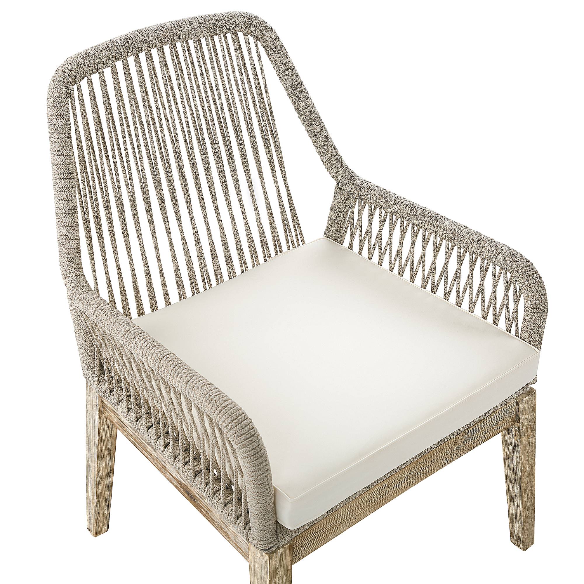 Chaise de jardin Polypropylène Blanc cassé OLBIA Beliani - Image 6