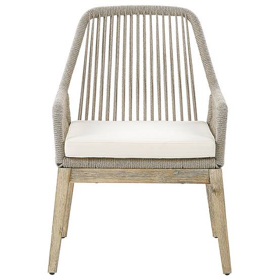 Chaise de jardin Polypropylène Blanc cassé OLBIA Beliani - Image 4