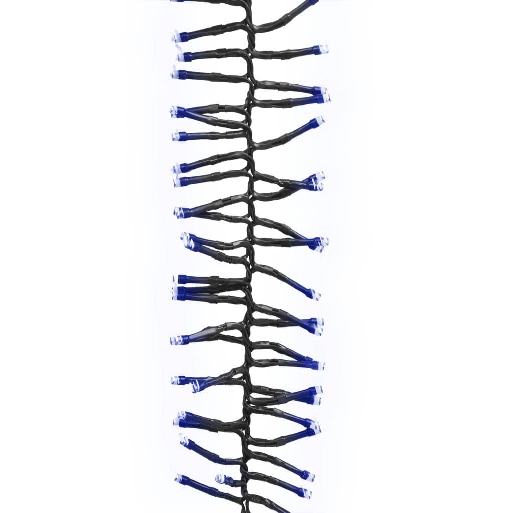 ComfortXL - Guirlande LED Groupée PVC 1000 LED 8 Modes pour Sapin Noël Fêtes Bleu Intense 11m – ComfortXL Outdoor Living - Image 3