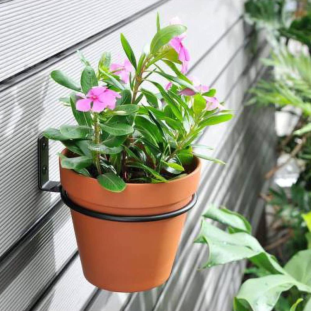 Support pour pot de fleurs,Anneaux pour pots de fleurs - Supports pour plantes - Pliables - Lot de 3 - 4 pouces-Lytech - Image 3