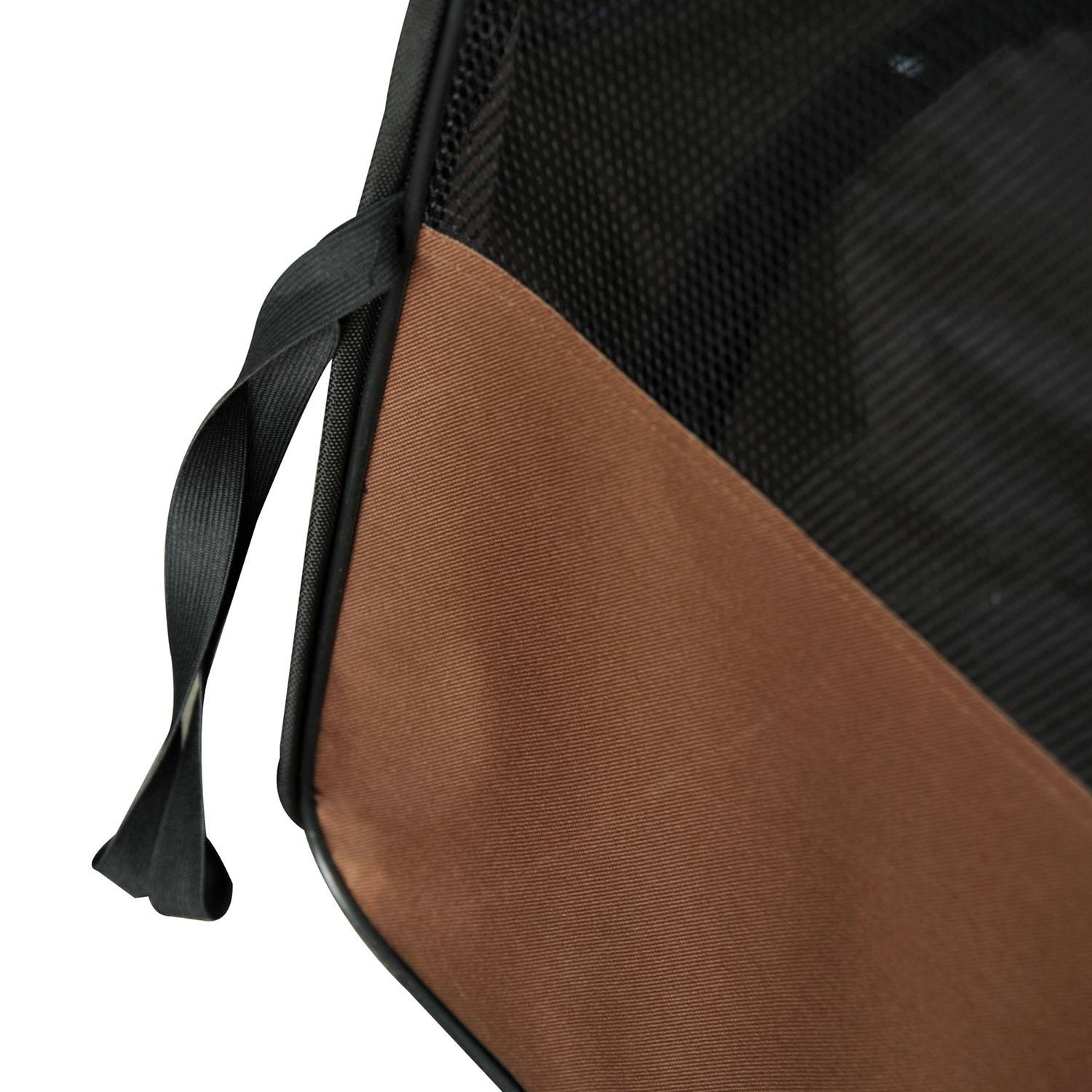 Parc enclos pliable pour chien chat petits animaux octogonal en tissu Oxford et acier Ø 90 x 41H cm marron beige - Image 9