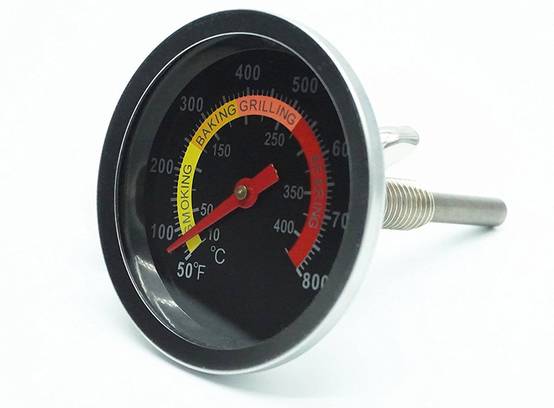 Thermomètre pour barbecue à charbon de bois - Thermomètre pour barbecue à fosse - pour la cuisson de la viande - 1 pièce-Lytech - Image 3