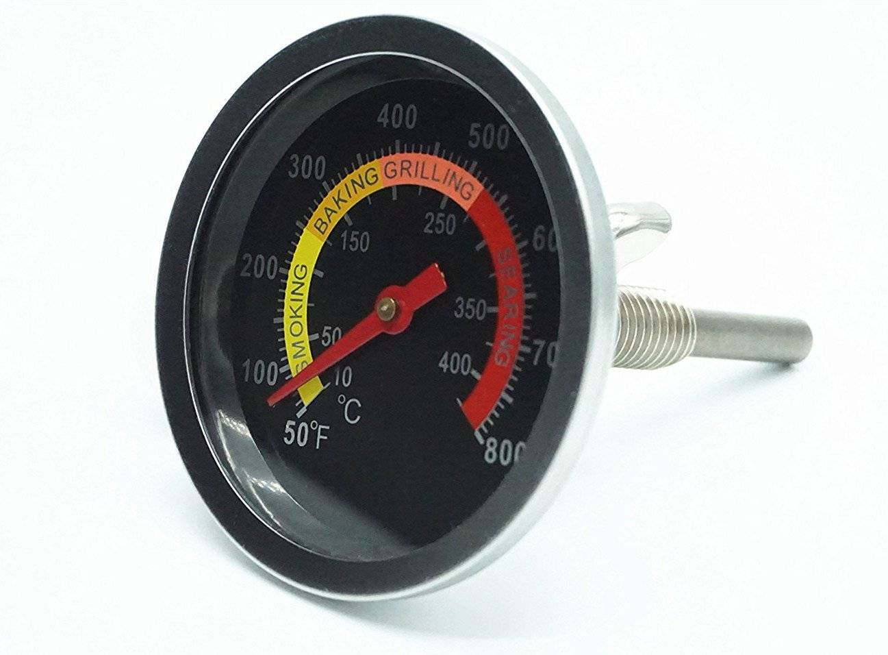 Thermomètre pour barbecue à charbon de bois - Thermomètre pour barbecue à fosse - pour la cuisson de la viande - 1 pièce-Lytech - Image 3