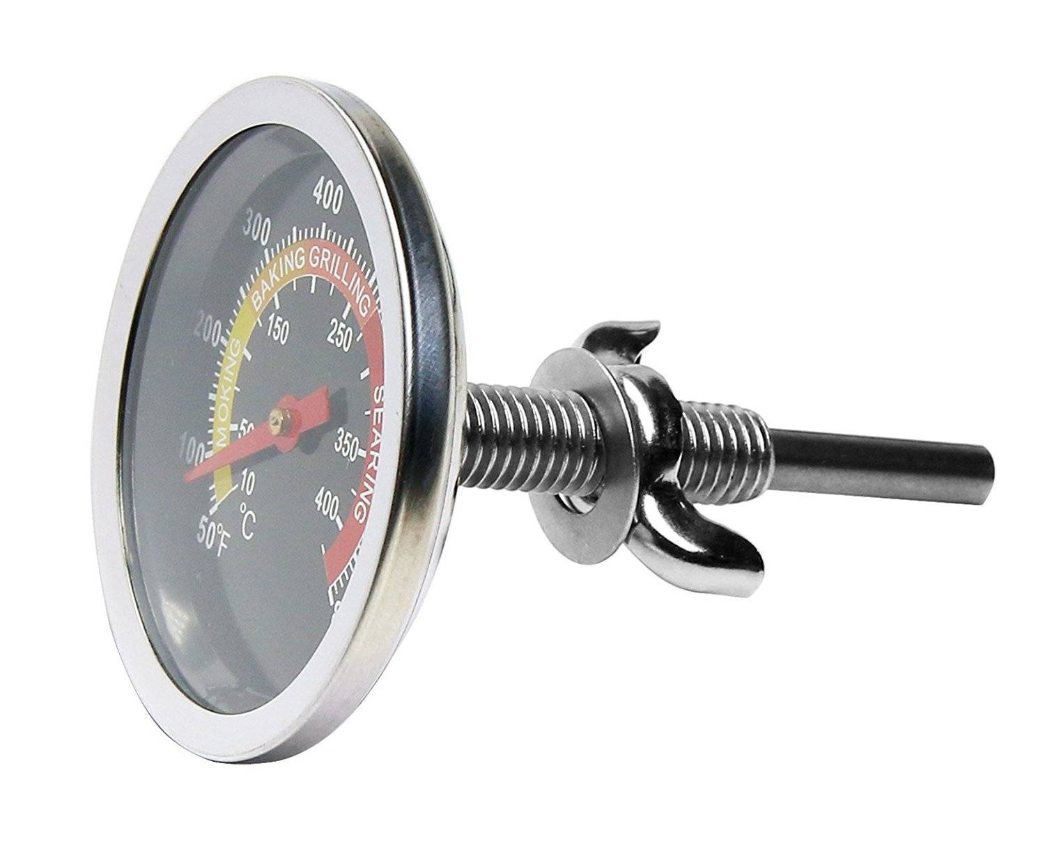 Thermomètre pour barbecue à charbon de bois - Thermomètre pour barbecue à fosse - pour la cuisson de la viande - 1 pièce-Lytech - Image 2