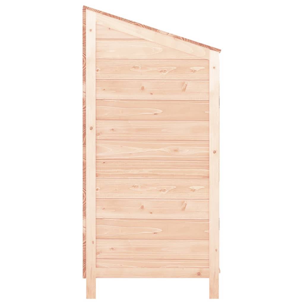 Abri de jardin 0.53m² - Cabane de jardin - Remise de jardin 102x52x112 cm Bois de sapin solide MAISON CHIC - Image 5