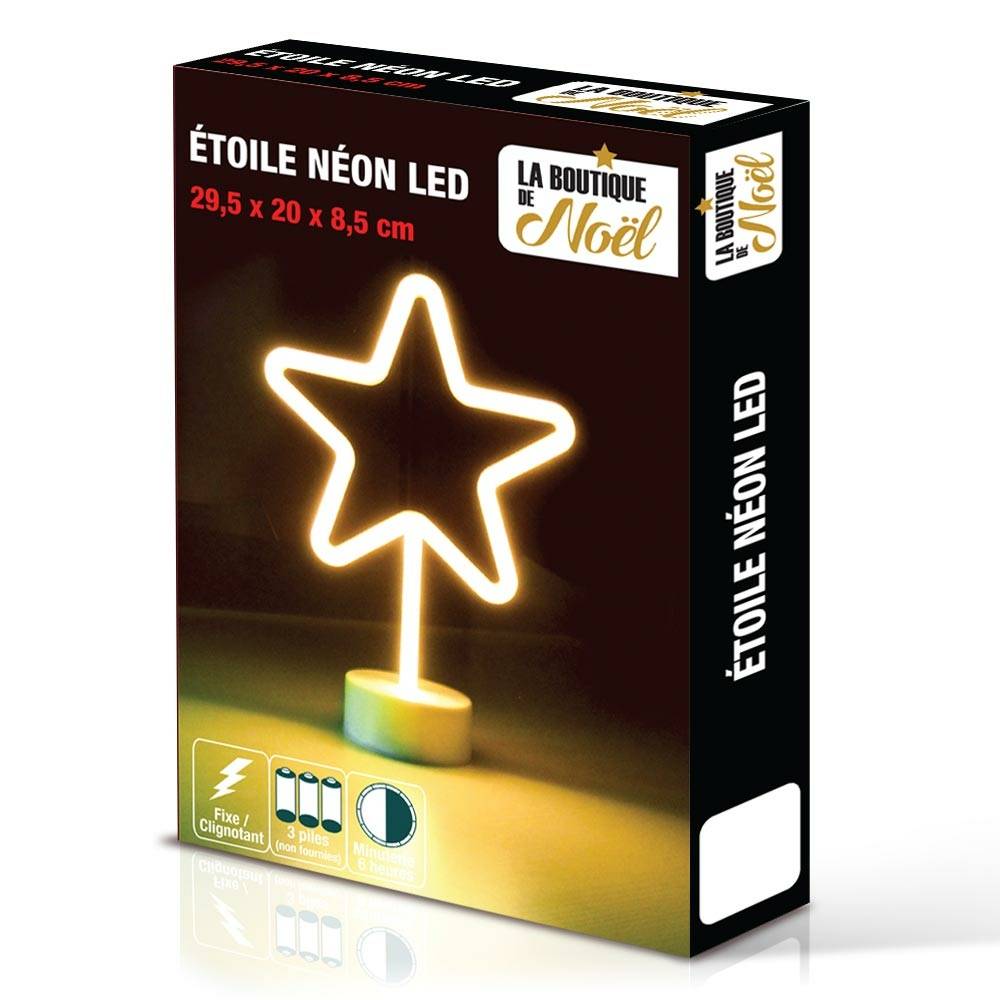 Étoile lumineuse blanche à poser - Image 3