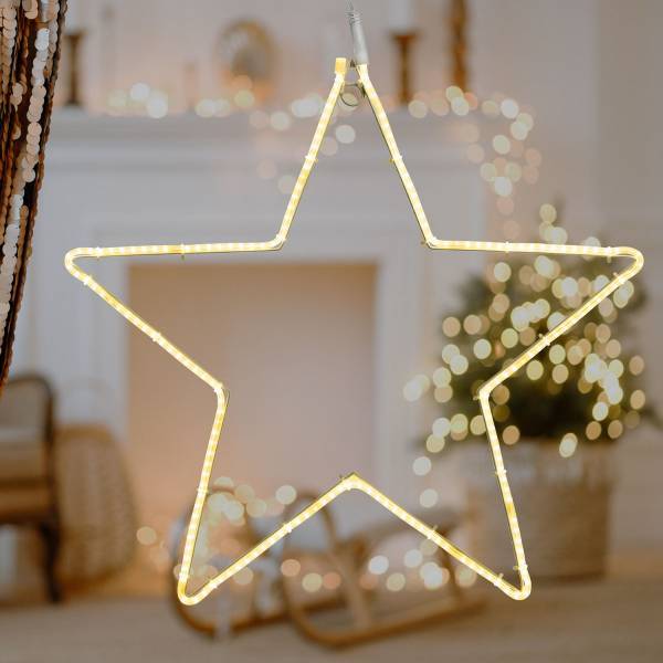 Lotti - Etoile lumineuse 55CM 192 LED blanc chaud flash extérieur 24V IP44 Lotti - Image 1