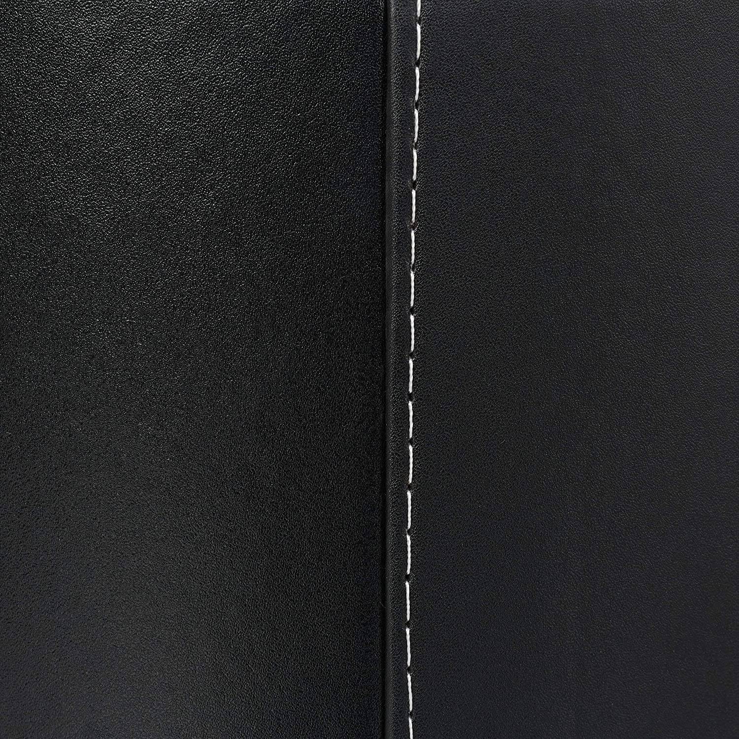 Helloshop26 - Panier à bûches accessoire cheminé 39,5 cm synthétique noir - Image 3
