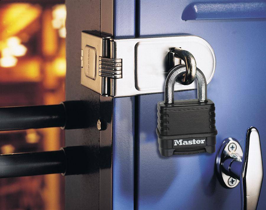Masterlock - Cadenas Excell® MASTER LOCK en zinc d'une largeur de 57 mm, combinaison programmable - M178EURD - Image 3