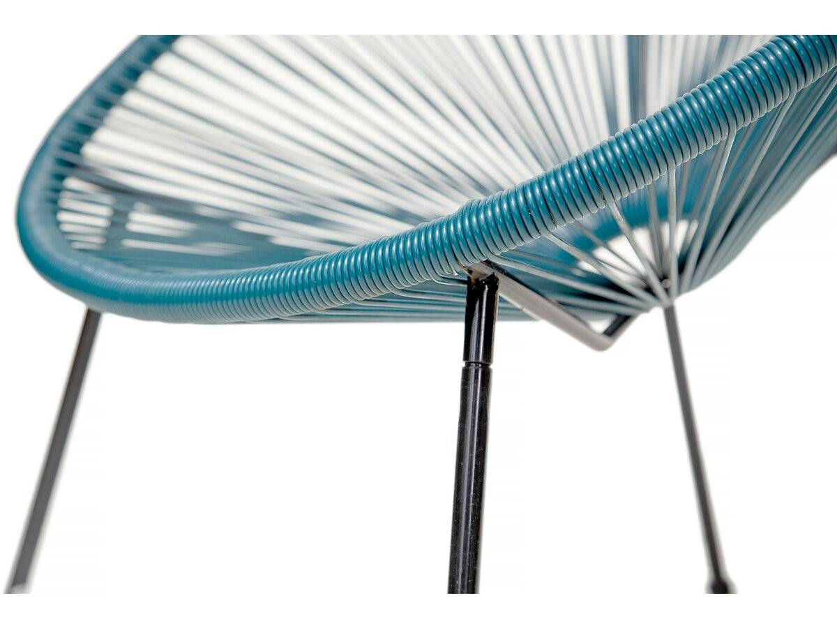 Lot De 2 Fauteuils De Jardin "ania" - Bleu Foncé -habitat Et Jardin - Image 4