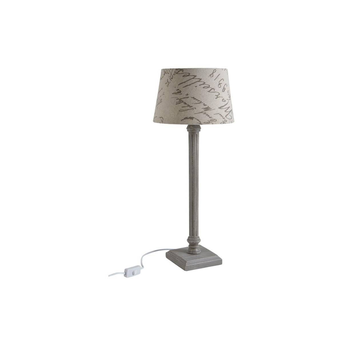 Aubry Gaspard - Lampe à poser Manuscrit 65cm