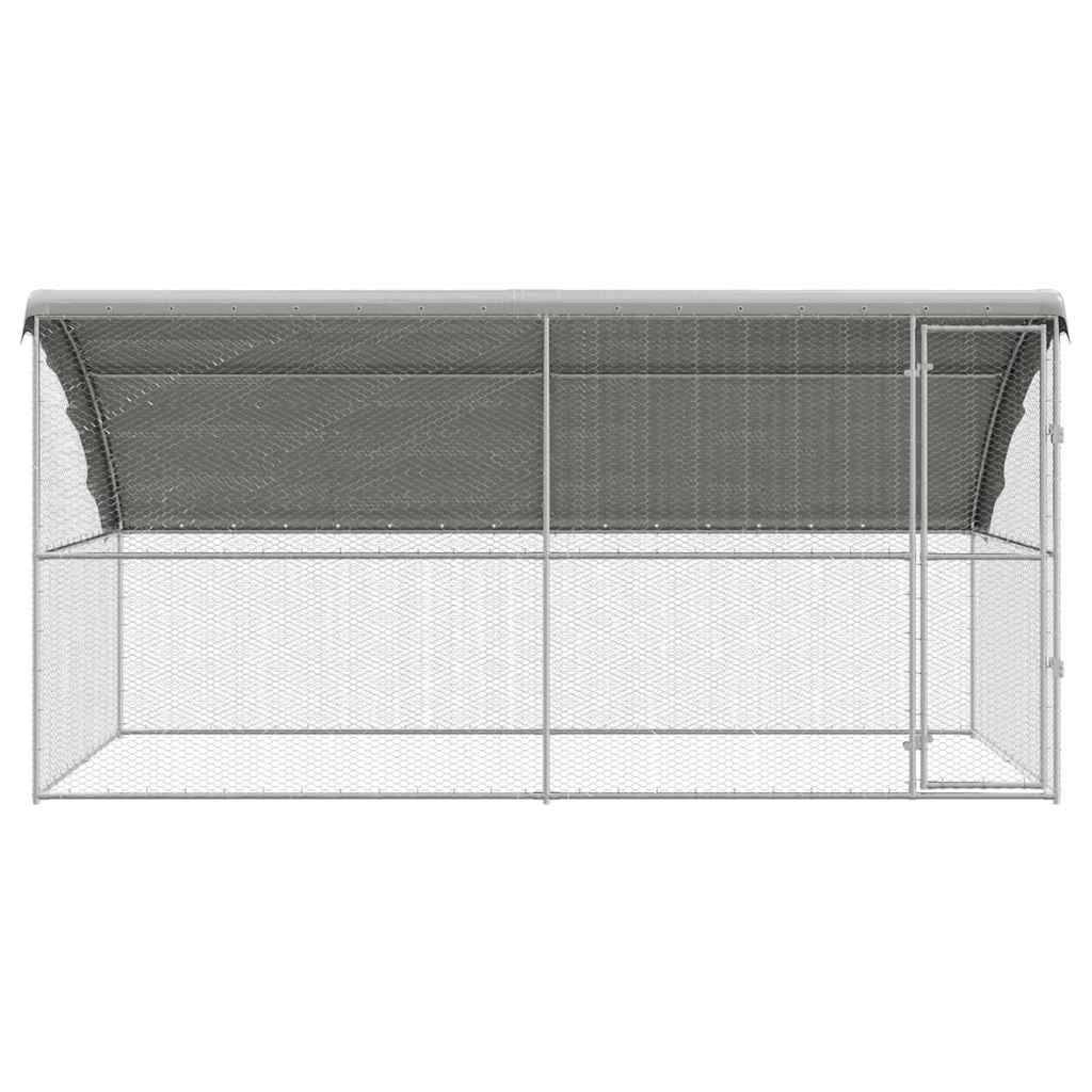 ComfortXL - Enclos à poules 4x2m acier galvanisé parc grillagé sécurisé pour jardin – ComfortXL Outdoor Living - Image 4