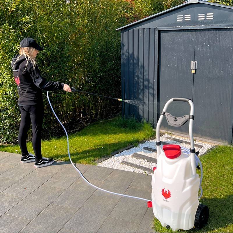 Pulvérisateur électrique PRO SPRAYER PHOENIX 2 Batteries + Perche Télescopique 5,4 mètres + Nettoyant Extérieures 20 L - Image 3