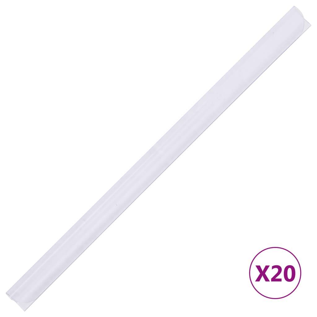 Rouleau Brise-vue PVC Clôture Jardin Occultant Durable Blanc 35m - ComfortXL Outdoor Living - Image 8