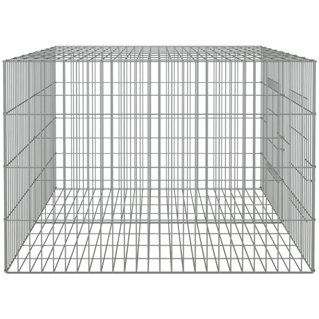 Vidaxl - Cage à lapin 2 panneaux 110x79x54 cm Fer galvanisé vidaXL 171568 - Image 6
