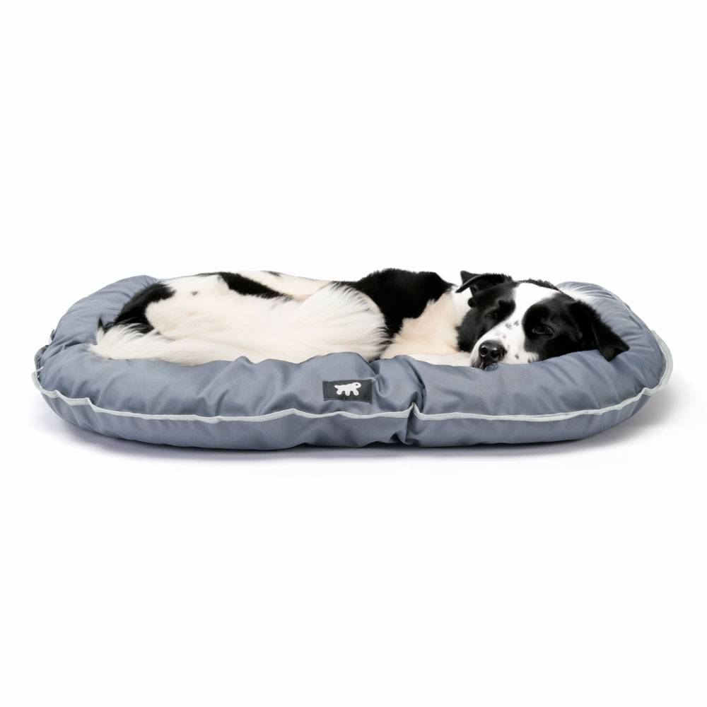 Ferplast - Ferplast Panier Chien Coussin Chien Moyen Taille Tissu anti-rayures Lavable à 30°C.Matelas pour chien imperméable 80 x 60 x 11 cm.Gris - Image 4