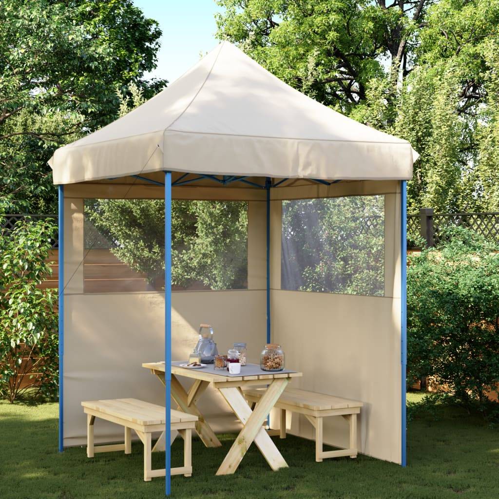 Vidaxl - Tente de réception pliable escamotable avec 2 parois latérales vidaXL 4004991 - Image 1