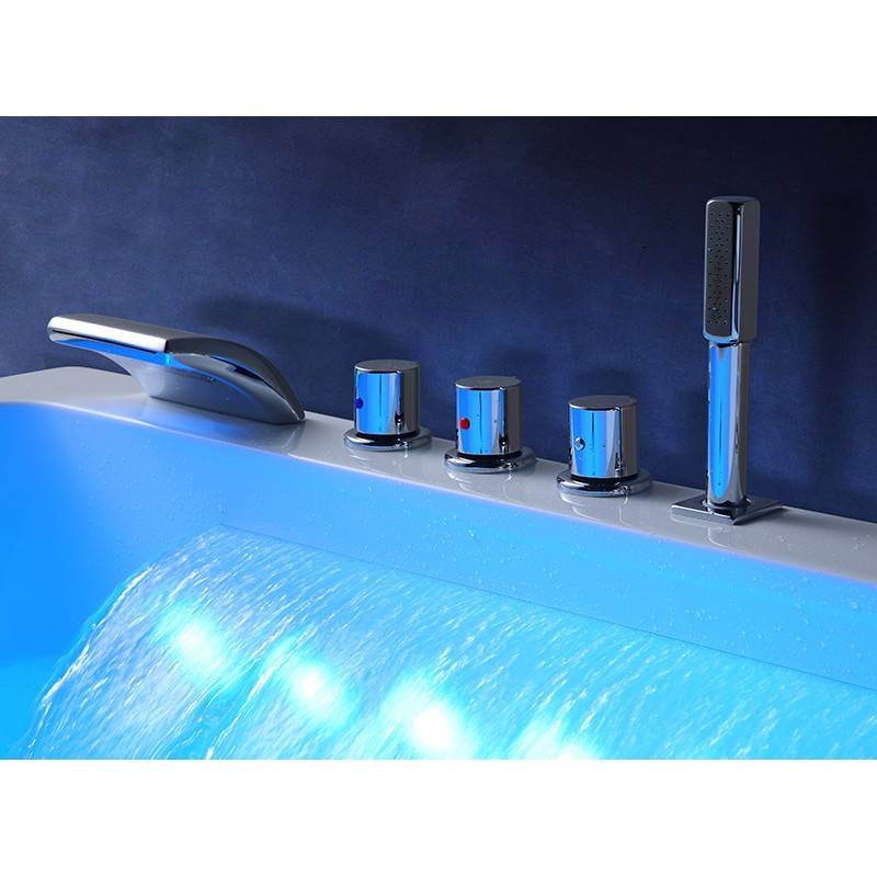 Baignoire balneo HAMILTON 170 1 place ARCHIPEL® 170x75 - GAUCHE - Image 9