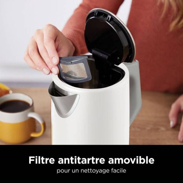 Bouilloire Electrique  NINJA - 1,7L - Affichage LED - Contrôle de la température Blanche - Image 2