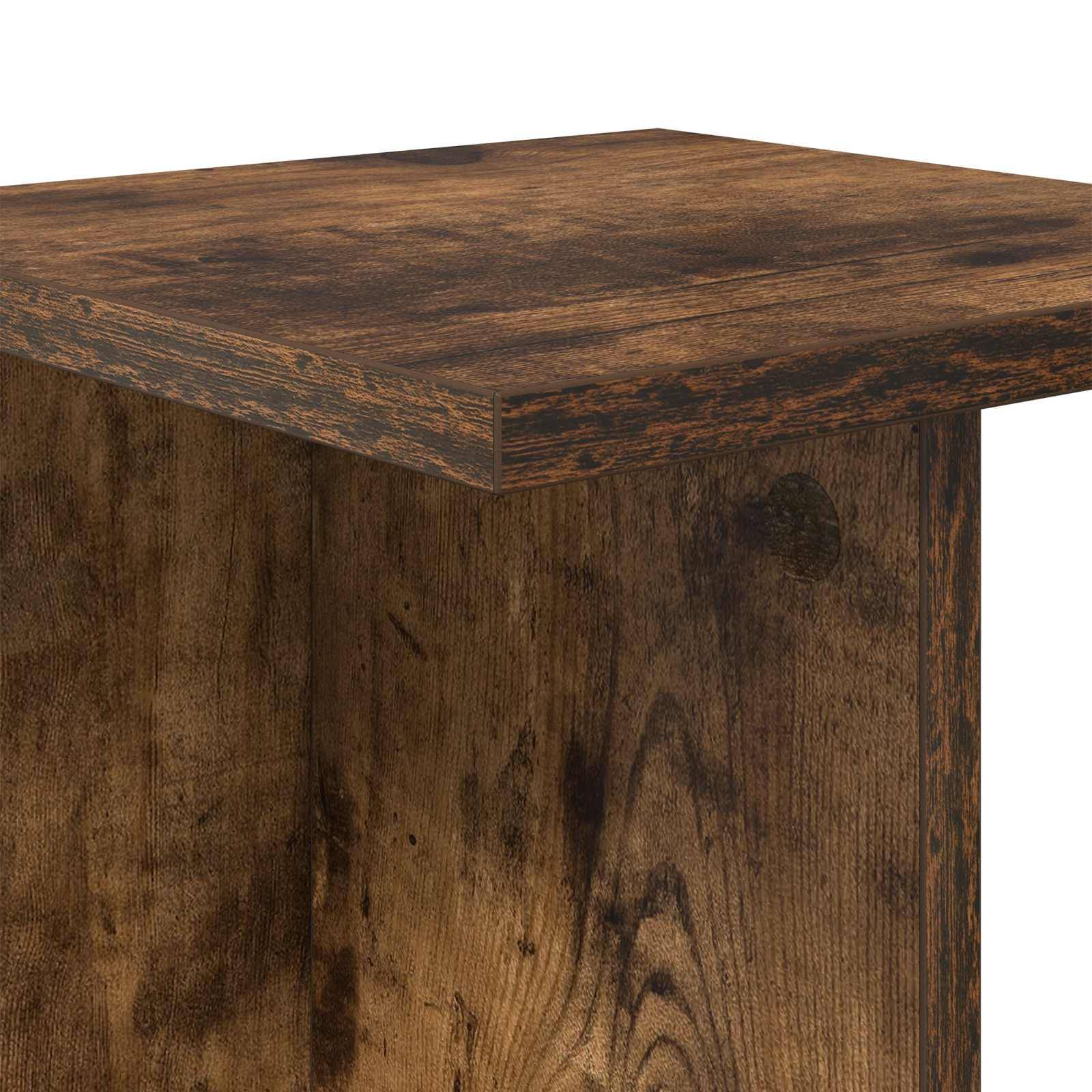 Vidaxl - Support de Plante Chêne Fumé 25 x 25,5 x 80,5 cm vidaXL 899650 - Image 9